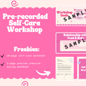 Self-Care & Body Image Workshop + Free Workbooks